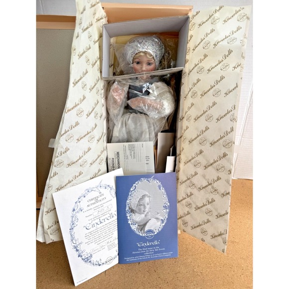 Edwin Knowles Other - Knowles Cinderella Doll Heroines From the Fairy Tale Forest Collection with COA